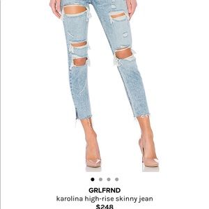 GRLFRND karolina high rise skinny jean